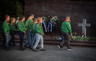 Scouts Dodenherdenking Assen 2016